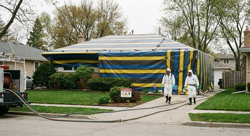 Tent Fumigation in Fredericksburg, VA