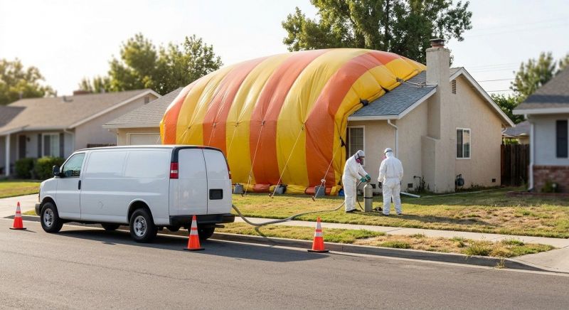 Termite Tenting in Asheville, NC